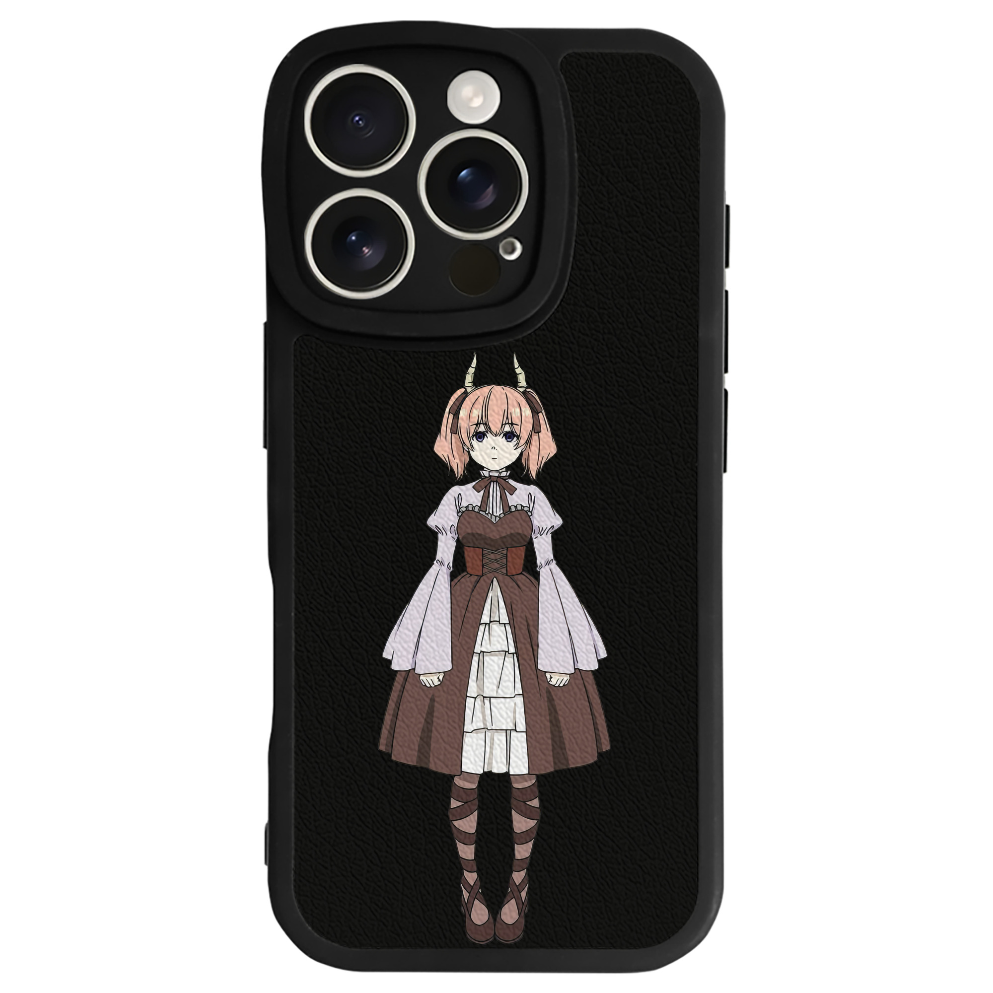 （画像用） 葬送のフリーレン Frieren 【iPhone 16シリーズ対応】シリコンスマホケース（レザー調） 材質：シリコン